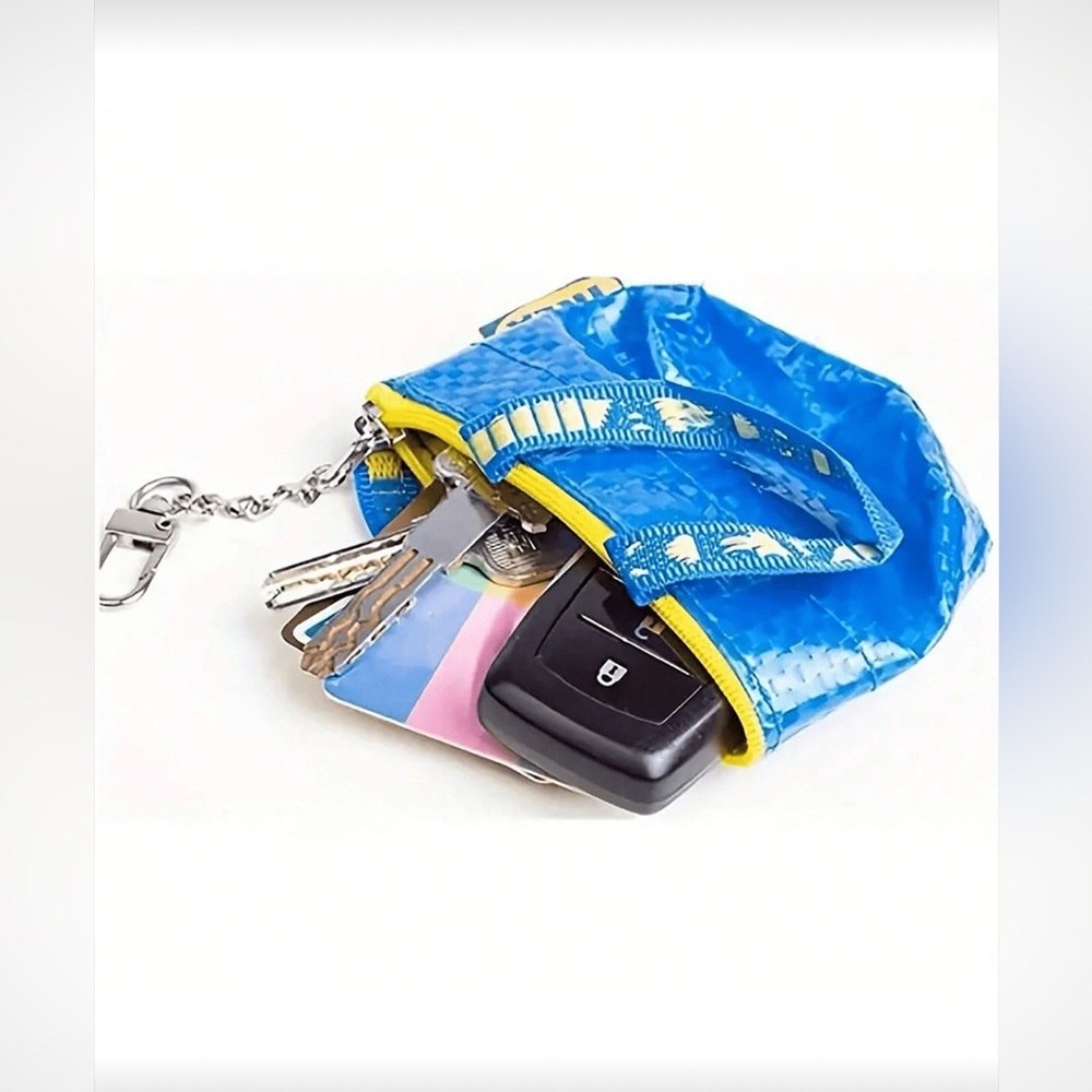 IKEA Mini Tote Keychain, NWOT (boutique)